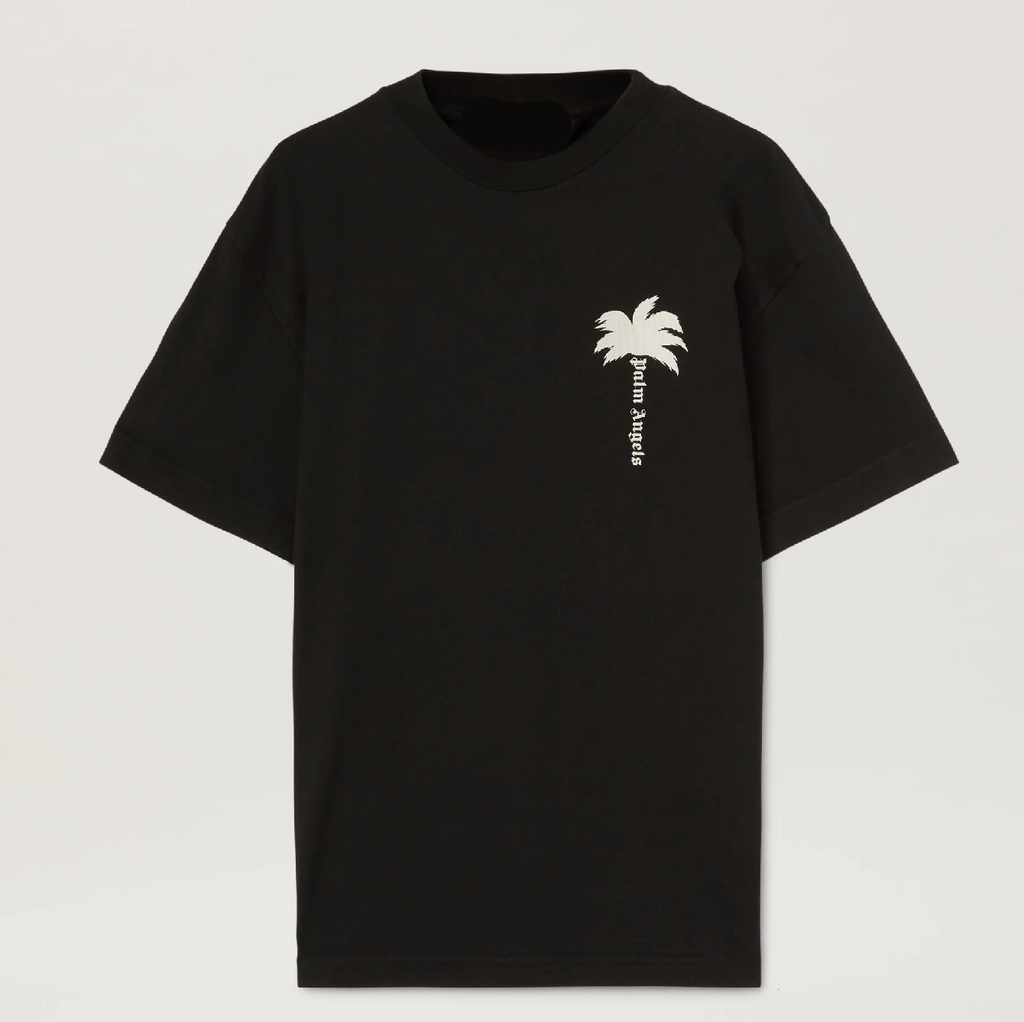 Designer inspired unisex black cotton T-shirt