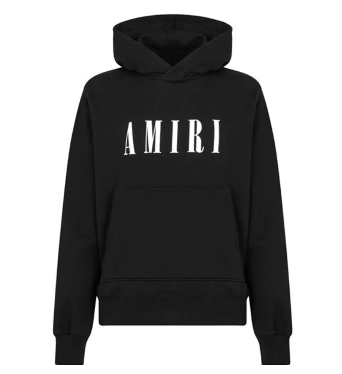 Designer inspired unisex black cotton hoodie