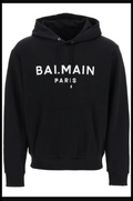 Designer inspired unisex black hoodie