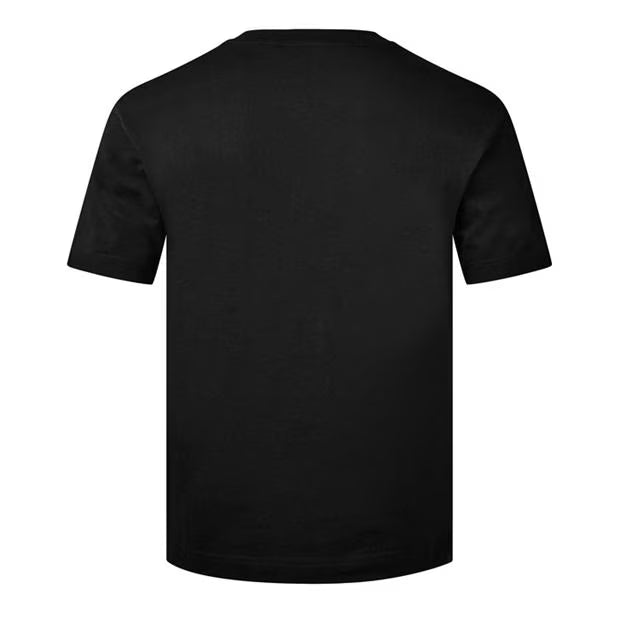 Designer inspired unisex black cotton T-shirt